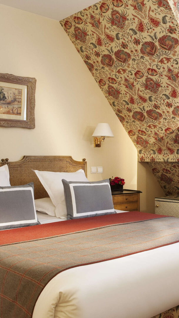 Chambre d'hôtel élégante et traditionnelle Hôtel Paris 9ème, Hôtel Relais Madeleine